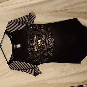 Harley Davison short sleeve shirt.  Women's XS.
